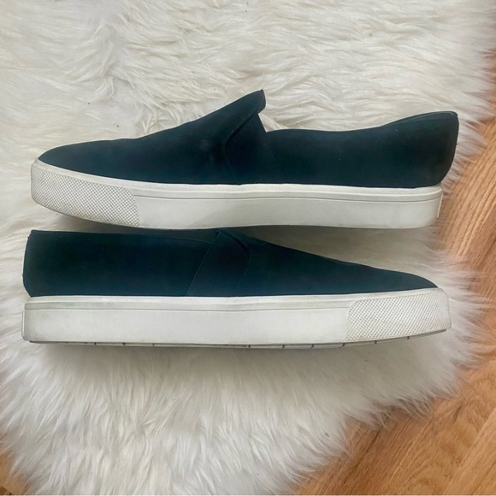 Vince Black Slip On Shoes